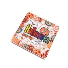 20pcs Halloween Printed Napkins, Pumpkin Skull Spider Web Candy Pattern Napkins, Suitable For Holiday Party Restaurant Table Decoration - - Compatible With Halloween Decorations - Horror Theme Tableware, Holiday Tableware, Trick Or Treat Party Napkins, Theme Event Decoration, Double Layer Paper - Multi-color - View 8