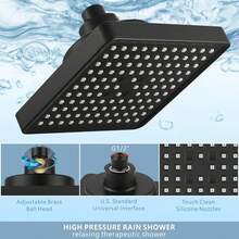 Detachable Pressurized Filter Shower Head, Multi-Function Filter Shower Head, Suitable For European And American Bathroom Shower Systems - A - View 5