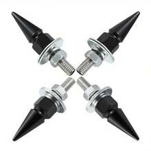 4Pcs License Plate Frame Bolt Screw Fasteners - Decorative Exterior Screws For Most Cars, Trucks, Motorcycles, License Plate Hardware - A - View 8