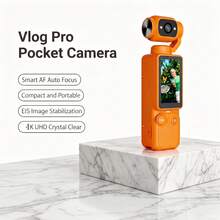 Handheld Gimbal Vlogging Camera, 4K UHD Small Compact Action Cam For Traveling Hiking, 2000mAh Battery With Dual Fill Lights For Perfect Selfies - No App Required, Best Gift For Teens Content Creators & Vloggers - Multicolor - View 12