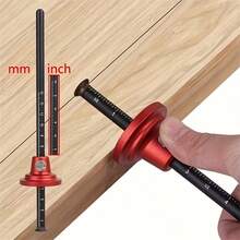 Wheel-Shaped Marking Gauge, 0.2mm Micro-Adjustable Woodworking Wheel Marking Tool Set, Hardened High-Speed Cutting Wheel, Lightweight Woodworking Marking Gauge, Woodworking Marking Tool - Aluminum Alloy Woodworking Marking Gauge - View 1