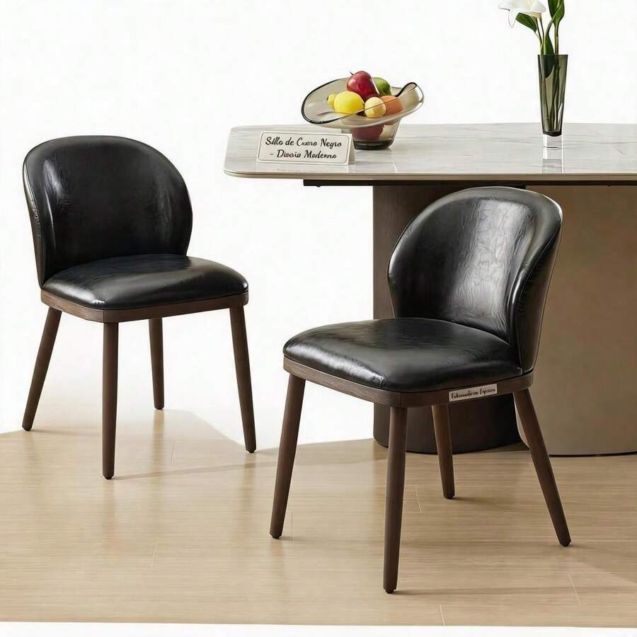 Kselythan Dining Chairs - Black - View 1