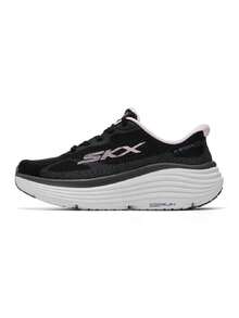 Skechers Women's Running Shoes MAX CUSHIONING 26 Summer Lightweight Comfortable Athletic Shoes 129492-BLK - Black - View 6