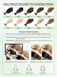 1b Natural Black Straight Human Hair I-Tip Hair Extensions, Keratin Bond Invisible Hair Extensions, Festival Concert Accessory, Summer Travel Holiday Essential - S2 - View 8