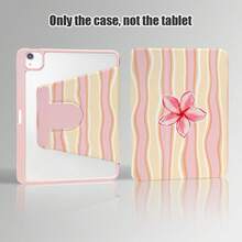 Striped, Floral And Other Pattern Painted Effect Tablet Protective Case, Built-In Pen Slot, With Stand, Suitable For Honor 8/9/10/X8/X8A/X9/X8Pro/X9Pro And Other Models/ MatePad Se 11 Inch/MatePad 11 Inch/11.5 Inch, MatePad Pro Apple 10th/11th Generation 2025 (A16), Galaxy Tab A7/A9 And Other Popular Models - Multicolor - View 6