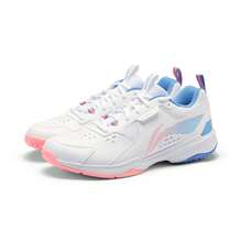 李寧 Pickleball 鞋 羽球鞋 ALMIGHTY V 全能型 男女款專業羽球實用訓練鞋 AYTT001 - 白/碧空藍 - 查看 2