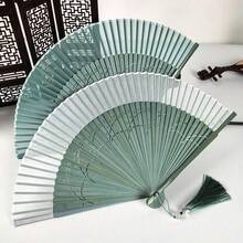 1pc Elegant Folding Chinese Style Vintage Hanfu Little Girl Dance & Runway Fan, Folding Fan, Wholesale Ancient Style Fan, Cheongsam Fan - Multicolor - View 1