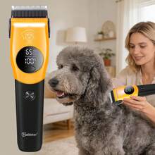Hatteker 1pc Pet Hair Clipper For Large Dogs And Cats, USB Rechargeable Adjustable Speed Grooming Trimmer For Pet Shop - View 12