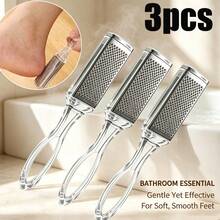 1/2/6pcs, Stainless Steel Foot File Double Sided Callus Remover For Dead Skin Professional Pedicure Tools Callous Scraper - Foot Scrubber - View 22