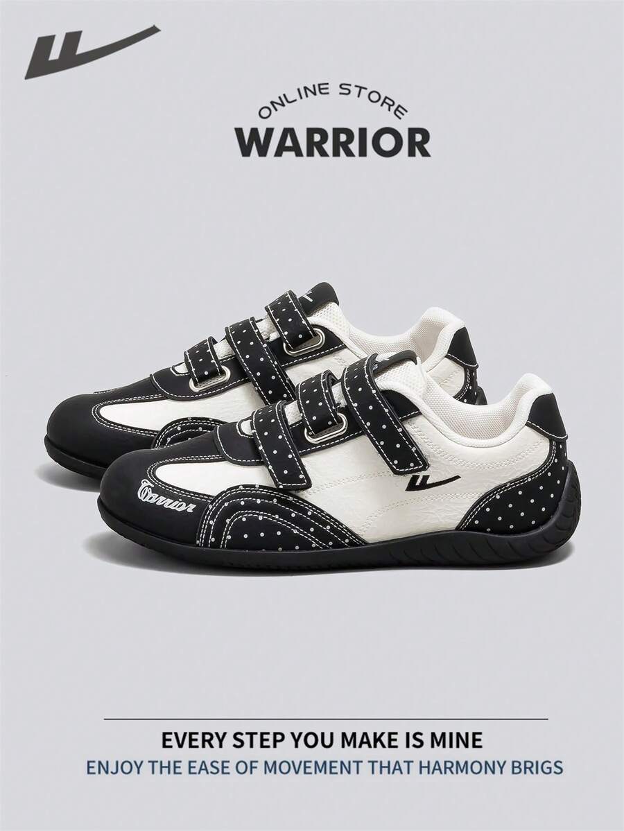 Warrior Women's Board ShoesSpring And SummerComfortable Modest Style Casual Yet Sleek Sneakers Applicable Throughout The Year Wear-Resisting All-Day Wear Training Sneakers Running Shoes - Beige/Black - View 1