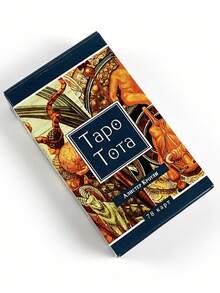 1 BoxAleister Crowley Thoth Tarot 78 Cards, A Deck With Mysterious Symbols Russian Divination Set Incorporates Profound Western Occult Systems Such As Astrology, And Alchemy. - Multicolor - View 12