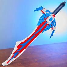 Chinese Samurai Sword Building Block Model Decoration, Adult Collectible Toy, Extra Large Size. Suitable As Graduation, Valentine's Day, Father's Day Or Birthday Gift. - Multicolor - View 24