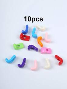 Randomly Mix 10/50/100pcs Acrylic Letter Beads For Jewelry Making Supplies, Colorful Big Alphabet Charm For DIY Bracelet Necklace Craft Bead - Colorful Letter Beads - View 23