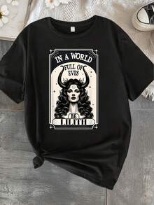Women T-Shirts - 黑色 - 查看 1