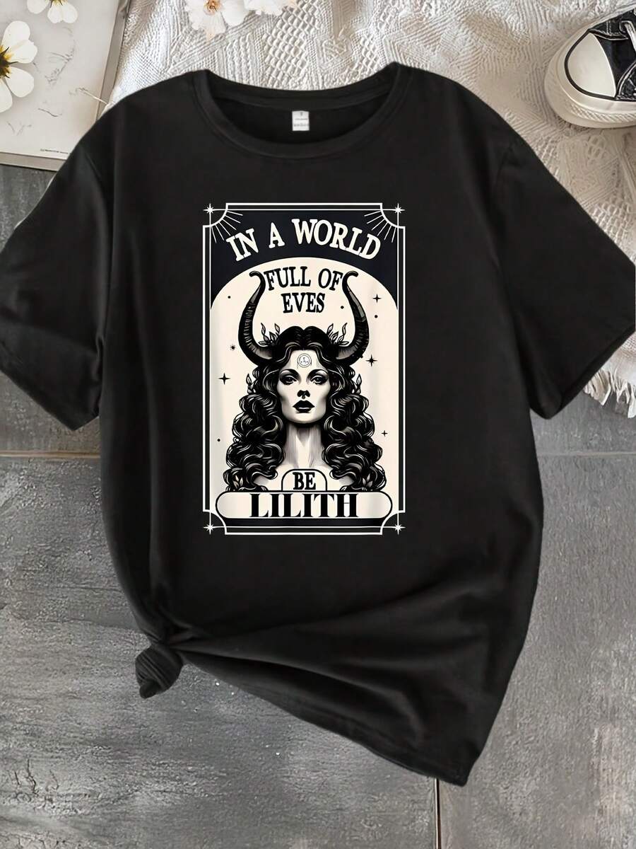 Women T-Shirts - 黑色 - 查看 1