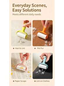 Mini Sticky Lint Roller, Portable Pet Hair Remover, High Adhesion Tear-Off Replacement Sheets, Compact Sticky Roller For Cat And Dog Hair - Pet Hair Remover - View 6