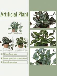 1/3 buah Bundel Serai dan Tali Rumput Laut Berbagai Bentuk dengan Pot, Bahan PE, Dekorasi Meja, Dekorasi Meja Makan, Dekorasi Pesta Acara Liburan Ulang Tahun, Cocok untuk Dekorasi Rumah, Pintu Masuk, Hotel, Restoran, dan Dekorasi Musiman - MultiWarna - View 16