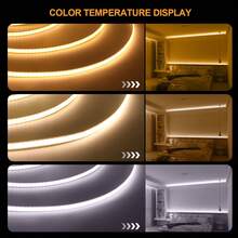 Acosh Neon Touch Control COB LED Light Strip, USB Powered, Warm White/Cool White Optional 0.3m-5m; Easy Installation, Suitable For Bedroom, Living Room, Wardrobe And Cabinet Decoration. - Multicolor - View 3