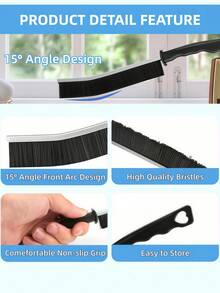 LMMAKE 11PCS Premium Crevice Cleaning Brush Set, Heavy-Duty Hard Bristle Gap Scrub Brushes, Multi-Purpose Deep Cleaning Tools For Bathroom, Kitchen, Window Tracks, Bathtubs, Cars, Faucets, Cups & Teapots - 均碼 - 查看 3