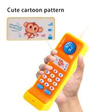 Telepon Mainan Bayi, Mainan Simulasi Musik Edukatif, Mainan Pendidikan Dini (Baterai Tidak Termasuk) - MultiWarna - View 6
