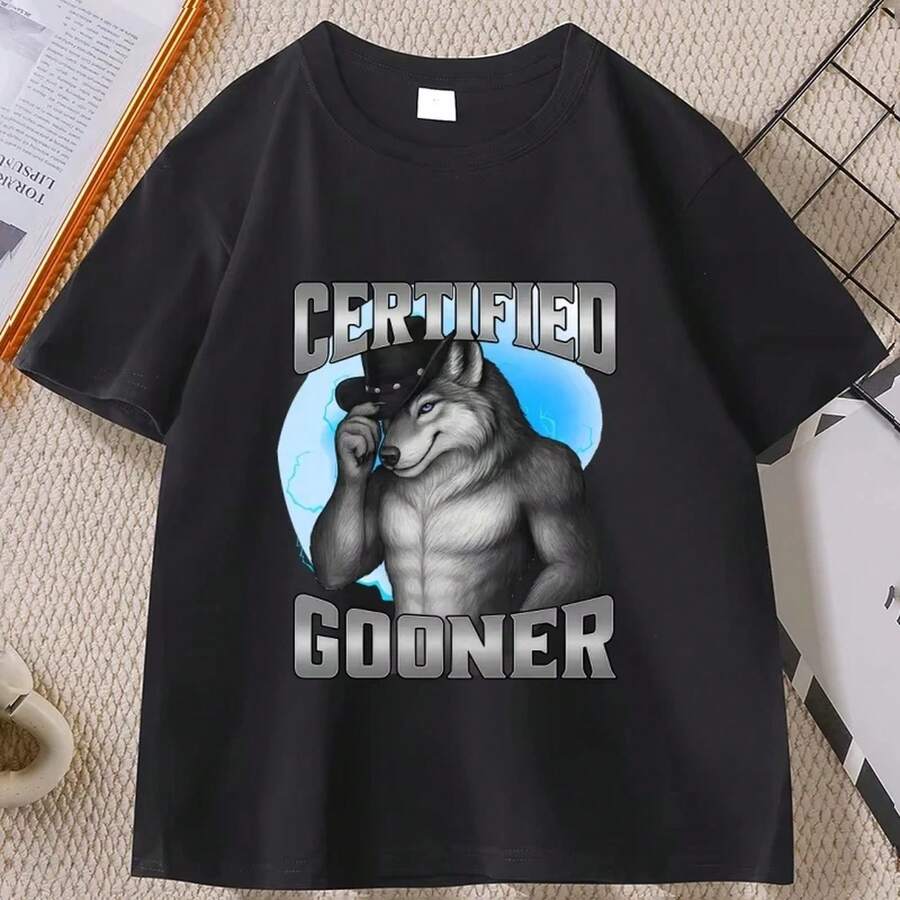 Men T-Shirts - 黑色 - 查看 1