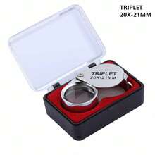 10-30X Pocket Loupe Magnifier Jewelry Magnifying Glass Foldable Diamond Lupa Triplet Jewelers Eye Glass Tool Reading Magnifier - Magnifier - View 12