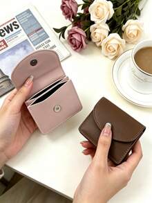 Soft PU Leather Ultra-Thin Portable Card Holder, Multi-Function ID And Credit Card Sleeve, Suitable For Daily Commute, Travel And Birthday Gift - Multicolor - View 3