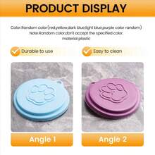 2 Pcs Reusable Pet Dog Can Tin Food Covers With Print Fresh Pet Cans Plastic Lid Caps-Random Color - View 5