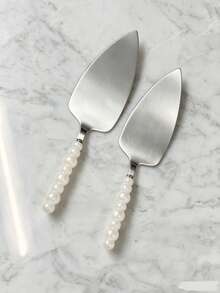 Ceramic Handle Cake Spatula, Suitable For Birthday Party, Dessert, Bread, Pizza, Spatula Tool, Stainless Steel Material, High-End Appearance, Thickened Style, Hotel Western Cuisine And Home Use - View 8