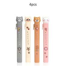 1pc/2/4pcs Cat Paw Push-Pull Eraser, Retractable Pen-Shaped Eraser, Aesthetic Clean No Residue Cute Student Stationery, Great For Daily Homework Revision, Sketching, Hand Account Modification And Exam Use - Multicolor - View 9
