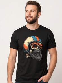 Men T-Shirts - Hitam - View 2