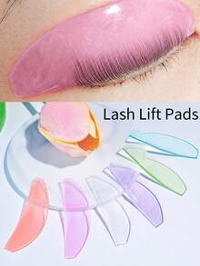 Libeauty 1 Pasang Bantalan Pengangkat Bulu Mata Perekat Diri, Pelindung Pengangkat Bulu Mata, Bantalan Mata Ultra Tipis yang Dapat Digunakan Kembali untuk Melembutkan, Mengeriting, Mewarnai, atau Memanjangkan Bulu Mata, Cocok untuk Salon Bulu Mata dan Penggunaan DIY - MultiWarna - View 2