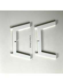 1 Set White Flower Stand Bracket, Cross-Crossed Stable Support, Minimalist Design Suitable For Desktop, Balcony And Other Scenes, Easily Support Flower Pots, Create A Fresh Green Plant Display Corner - Multicolor - View 2