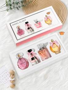 4-Piece Womens Perfume Set, With Floral And Fruity Scents, Fresh Orange, Citrus And Orange Blossom Fragrance, Romantic And Long-Lasting For The Whole Day, Ideal For Dates, Parties, Daily Outings, Anniversary Or Birthday Gifts. - Fresh Tone - View 3