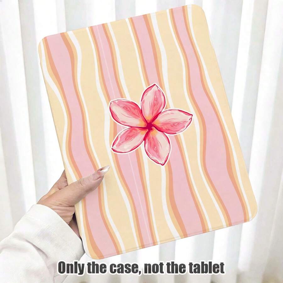 Striped, Floral And Other Pattern Painted Effect Tablet Protective Case, Built-In Pen Slot, With Stand, Suitable For Honor 8/9/10/X8/X8A/X9/X8Pro/X9Pro And Other Models/ MatePad Se 11 Inch/MatePad 11 Inch/11.5 Inch, MatePad Pro Apple 10th/11th Generation 2025 (A16), Galaxy Tab A7/A9 And Other Popular Models - Multicolor - View 1
