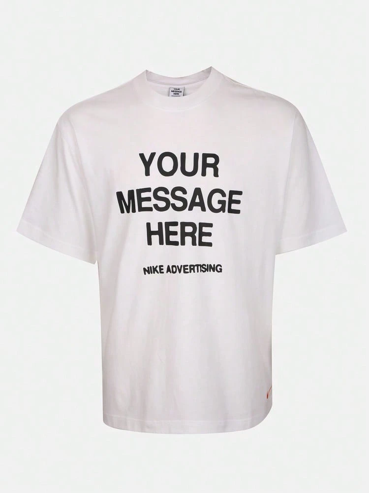 Nike Men's AS U NSW TEE LSE YMH 1 Short Sleeve Knit Collarless T-Shirt TIQ5861-100 - Black and White - View 1