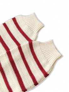 Women's Round Neck Ribbed Stripes Long Sleeves Cardigan Style Office Daily Commuting Wear Seasonal Fashion Casual Outings Knitted Sweater, Fall Winter - Multicolor - View 9