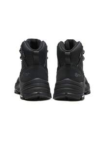 CAMEL CROWN Men's High-Top Outdoor Work Boots, Winter Hiking, Thick Sole, Non-Slip, Camouflage Combat Style - Black - View 3