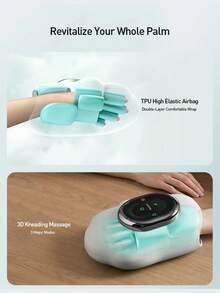 Philips PPM3101A Wireless Hand Massager 3D Kneading Airbags 42°C Constant Temperature 3 Modes Voice Prompt 2500mAh Rechargeable Battery With Storage Bag - Multicolor - View 5