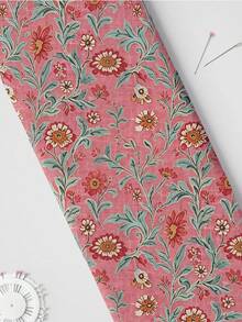 1 Piece Bohemian Style Printed Fabric - 59 X 19.68 Inches (150 X 50 Cm) Pre-Cut Colorful Floral Pattern Polyester Fabric - Suitable For Sewing, Patchwork, Handicrafts, DIY Scrapbooking, Tablecloths - 06 Mandala - View 3