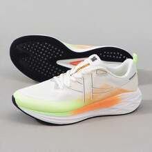 XTEP Feisu 5.0 New Grip Wear-Resistant Lightweight Breathable Sports Shoes Men's Running Shoes - Canvas White/Orange Green - View 6