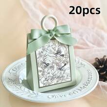 20pcs Gift Boxes With Ribbon, Suitable For Party Favors, Wedding, Halloween, Christmas, Back To School, Birthday Party Packaging Boxes - View 11