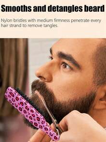 1pc Unisex Hair Comb/Beard Brush, Unscented Professional Styling Comb, Gradient Color Comb & Hair Cleaning Brush, Smooth Grooming Tool, Suitable For Thick/Thin Hair, Travel Essential, Beach Essential, Holiday Essential, Bathroom Essential, Also A Gift For Women, Bridesmaid Gift, Wedding Gift, Teacher Gift - Multicolor - View 6