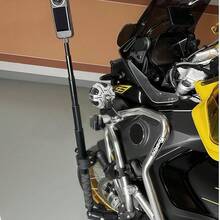 VeFly 摩托車單腳架延伸桿 雙面超級夾扣 自拍棒 適用 Insta360 X5 X4 X3 X2 車把運動相機配件 - 查看 7