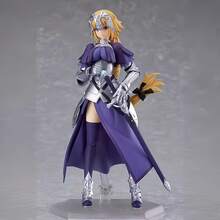 1pc New Movable Figma366# Doll, White And Blue Battle Girl Holy Knight Model, Ruler Style Jointed Anime Peripheral Collectible Decoration - Multicolor - View 4