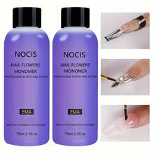 75ml Professional Liquid Acrylic Monomer, For Nail Extension - 150ml Two Pieces Set Of Quick Drying Acrylic Nail System - Multicolor - View 9