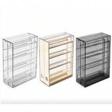 1pc Display Stand, Keychain Storage Rack, Phone Lanyard, Anime Merchandise, Small Storage Box, Badge Display Rack, High-End Exquisite Earrings, Studs, Necklace, Bracelet, Jewelry, Large Capacity Luxury Transparent Anti-Oxidation Display Rack, Jewelry Storage Box - Multicolor - View 6
