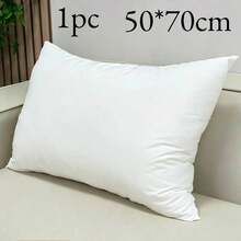 Núcleo de almohada de tela no tejida, relleno de algodón PP suave y de alta resistencia, disponible en varios tamaños, envío sellado al vacío, núcleo de almohada rectangular blanco. - Blanco - Ver 14