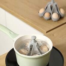 4/6-Cavity High Temperature Resistant Silicone Egg Steamer, Household Kitchen Gadget, Suitable For Home Breakfast Egg Steaming - View 4