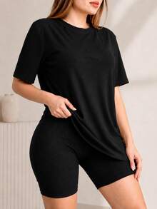 Women T-Shirts - Black - View 2